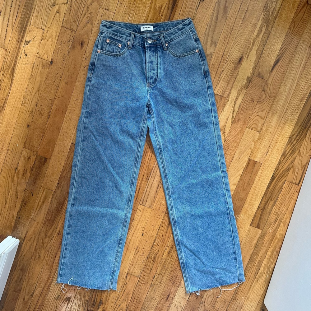 Parke low rise baggy jean vintage wash